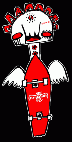 Cal Sk8 Shirt Design - Back